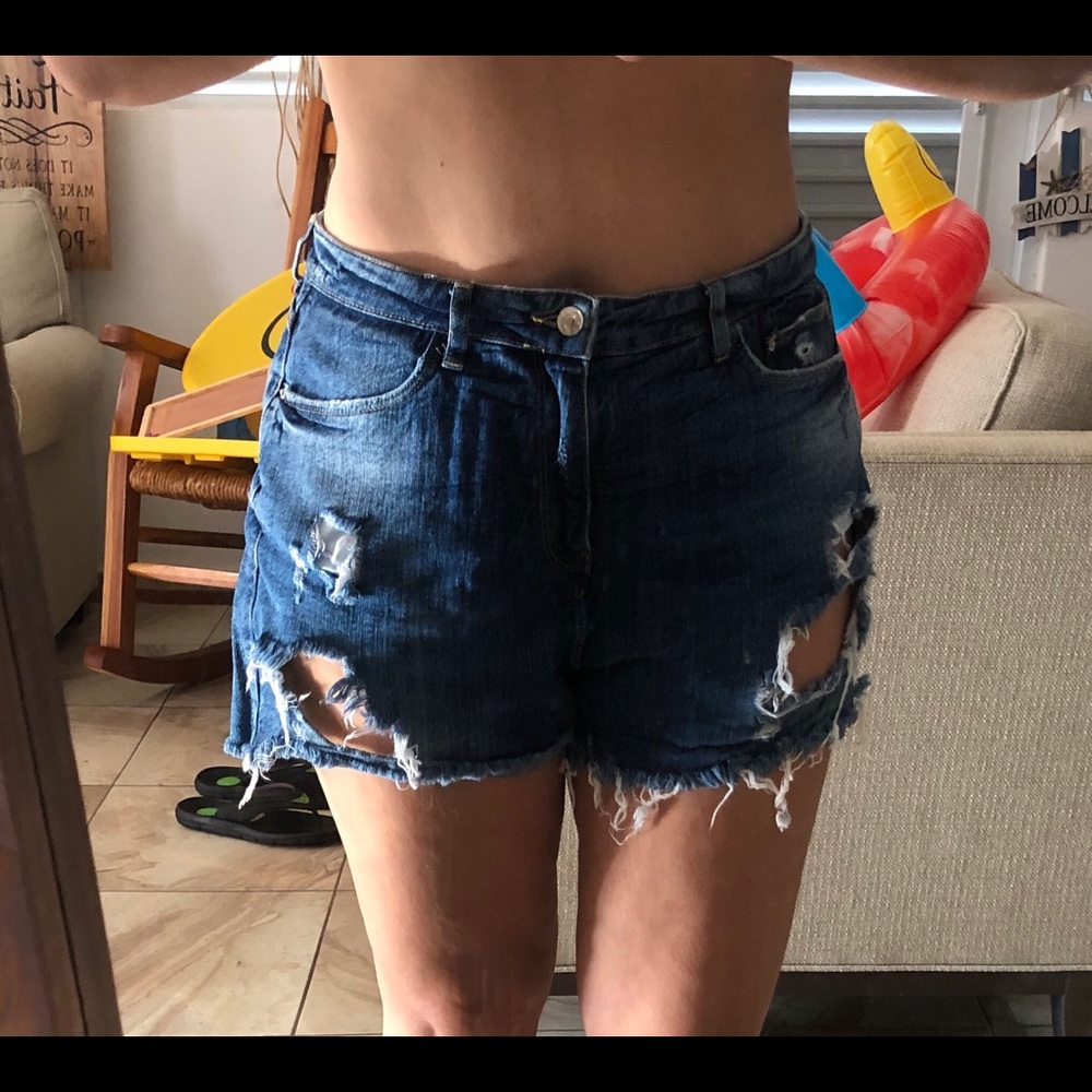 Zara High Waist Shorts